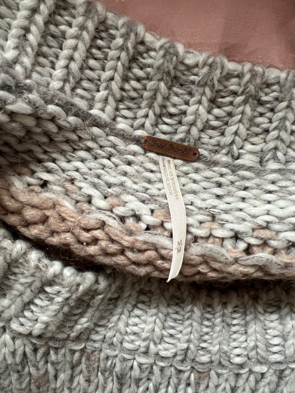 Free People Fair Isle Cropped Sweater Medium - Picture 3 of 3